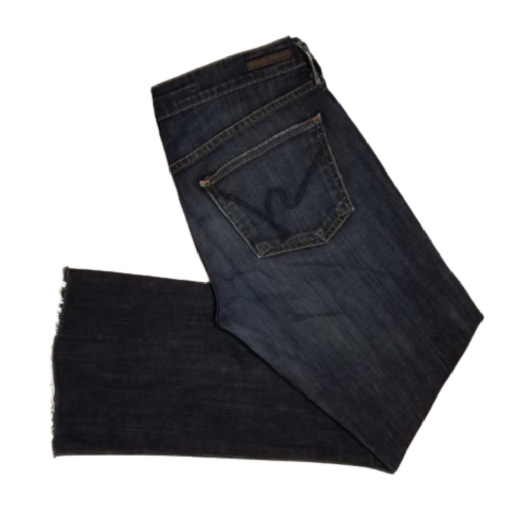 Citizens of Humanity Dita Flare Crop Ankle Low Rise Denim Jeans Size 27
